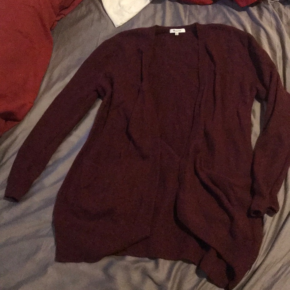 Comfy Red Madewell Cardigan